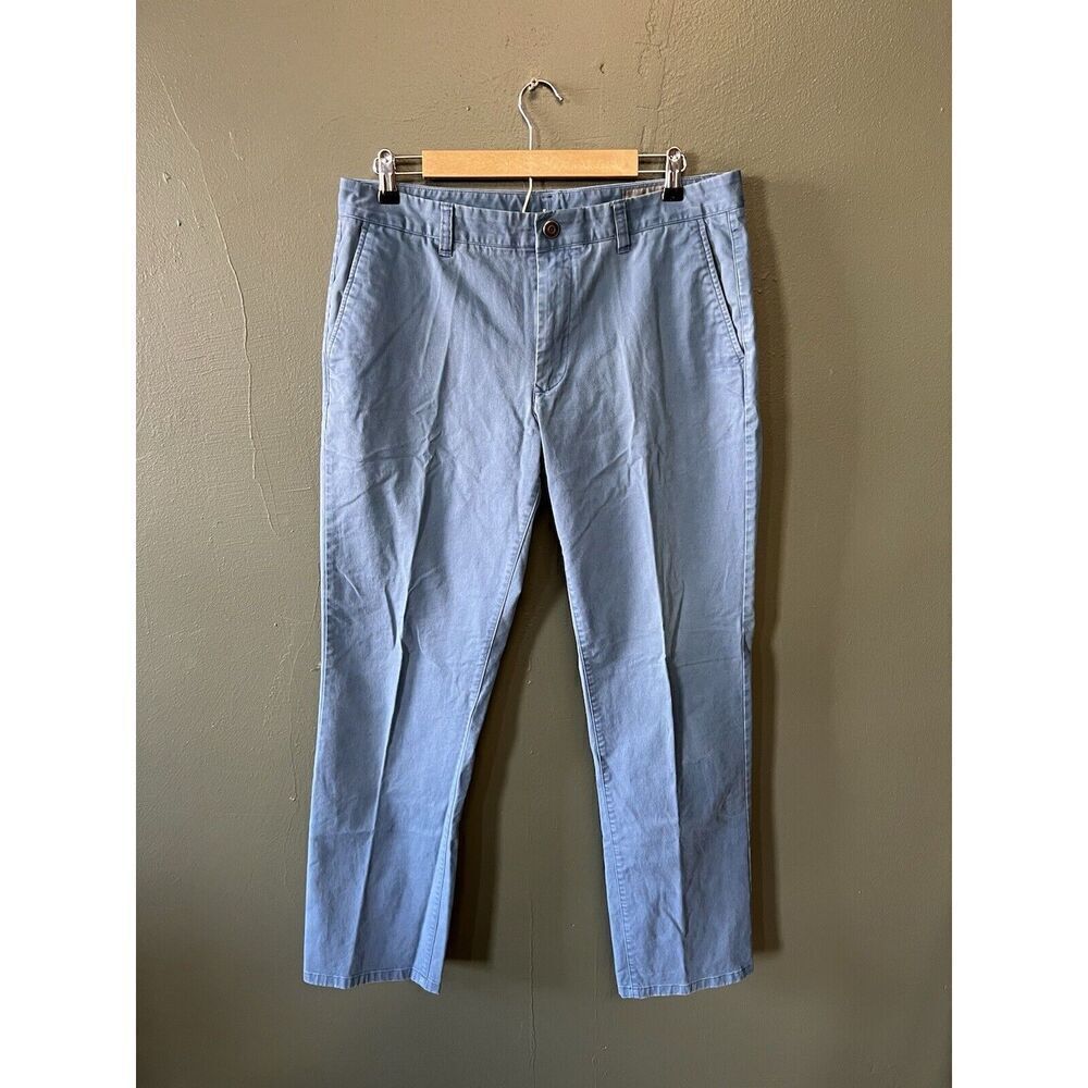 Bonobos Mens Light Blue Chino Pants Size 35 x 32